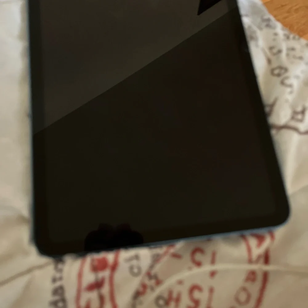 Blue Apple IPad 10 generation with charger